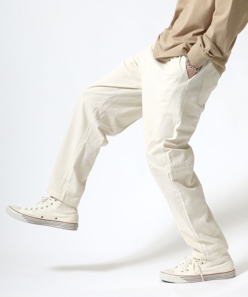 SITRY（シトリー）の「スモーキーカラー テーパード イージーパンツ（その他パンツ・メンズ・オフホワイト/グレー/ブラック/モカ/グリーン・M/L）」の7枚目の写真