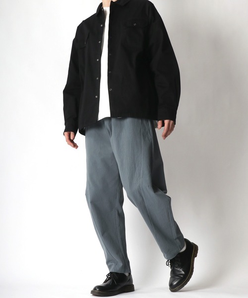 SITRY（シトリー）の「スモーキーカラー テーパード イージーパンツ（その他パンツ・メンズ・オフホワイト/グレー/ブラック/モカ/グリーン・M/L）」の22枚目の写真