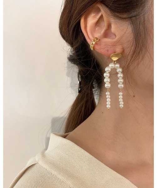 mou(モウ)の「2セットスタイリッシュイヤーカフ(イヤーカフ・レディース・シルバー/ゴールド・FREE)」の6枚目の写真