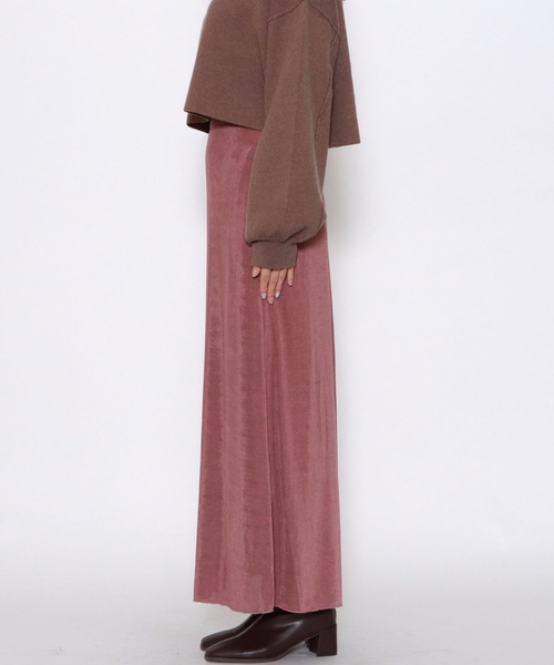 archives（アルシーヴ）の「カラーカットリブスカート（スカート・レディース・ブラック/グリーン/モカ/ローズ・MEDIUM）」の15枚目の写真