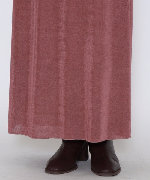 archives（アルシーヴ）の「カラーカットリブスカート（スカート・レディース・ブラック/グリーン/モカ/ローズ・MEDIUM）」の17枚目の写真