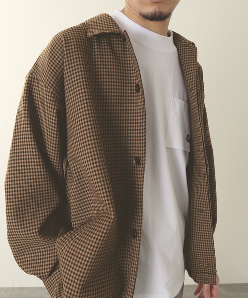 JOURNAL STANDARD ブルゾン 茶 0277824D0165 JOURNAL STANDARD（ジャーナルスタンダード）の「DRAWSTRING CPO