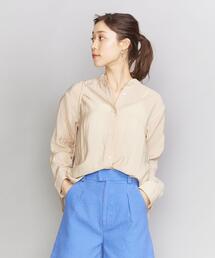 BEAUTY&YOUTH UNITED ARROWS | BY ワッシャーバンドカラーシャツ(シャツ/ブラウス)