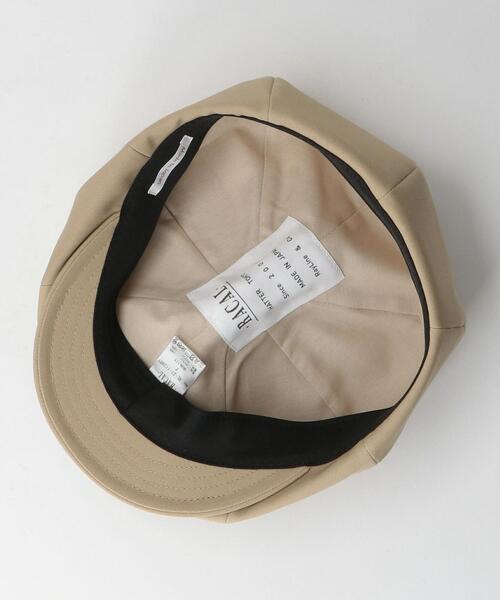 RACAL（ラカル）の「＜Racal（ラカル）＞ 8PANEL BERET/CASQUETTE/ベレー帽（ハンチング/ベレー帽・メンズ・ベージュ/ブラック・FREE）」の8枚目の写真
