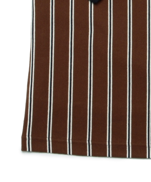 Ray BEAMS（レイビームス）の「Ray BEAMS / レジメンストライプ クルーネックワンピース（ワンピース・レディース・ダークブラウン/ネイビー・ONE SIZE）」の16枚目の写真