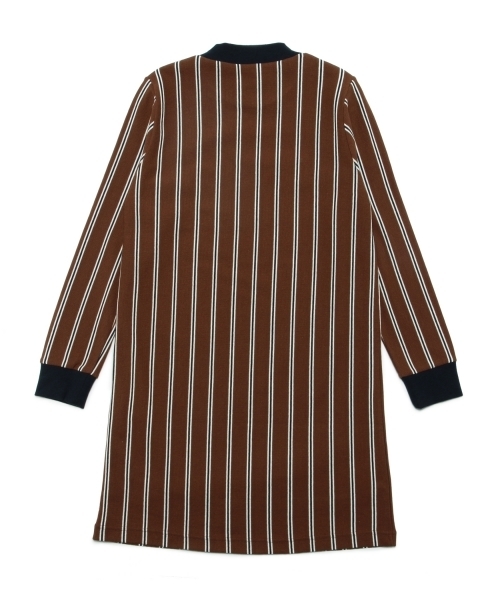 Ray BEAMS（レイビームス）の「Ray BEAMS / レジメンストライプ クルーネックワンピース（ワンピース・レディース・ダークブラウン/ネイビー・ONE SIZE）」の17枚目の写真