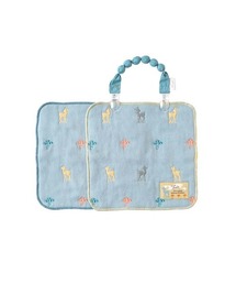 10mois Amelie(アメリ)  ふくふくガーゼ ハンカチ＆クリップセット