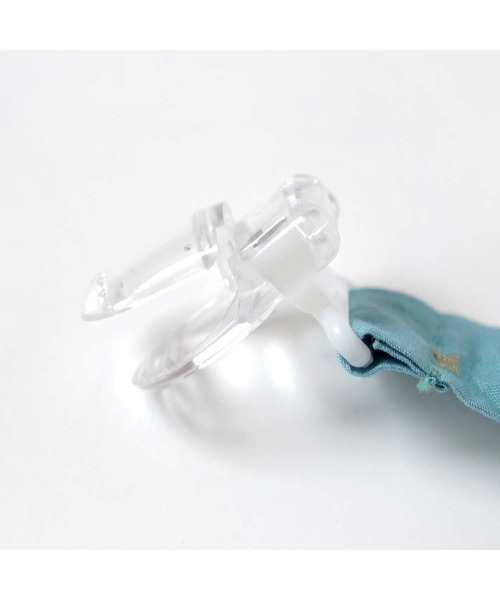 10mois（ディモワ）の「10mois Amelie(アメリ)  ふくふくガーゼ ハンカチ＆クリップセット（スタイ/よだれかけ・キッズ・ブルー系・ONE SIZE）」の8枚目の写真