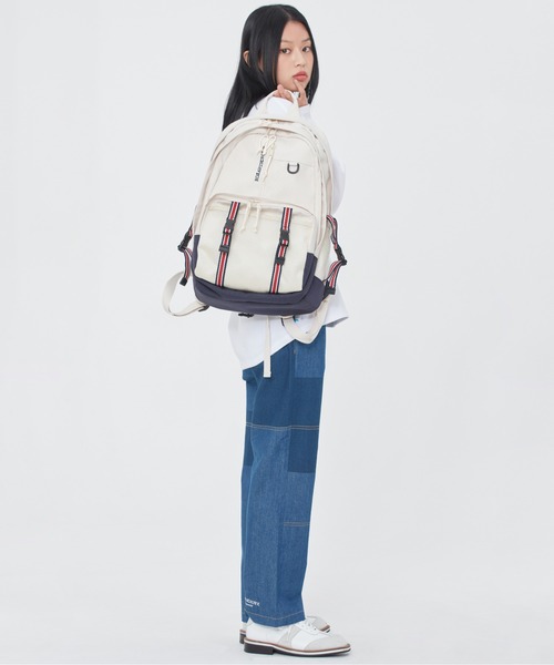 ROMANTIC CROWN（ロマンティッククラウン）の「【ROMANTIC CROWN】SIGNATURE LOGO MULTI BACKPACK / ロマンティッククラウン シグネチャー ロゴ マルチ バックパック（バックパック/リュック・メンズ・オートミール・FREE）」の5枚目の写真