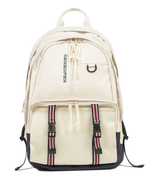 ROMANTIC CROWN（ロマンティッククラウン）の「【ROMANTIC CROWN】SIGNATURE LOGO MULTI BACKPACK / ロマンティッククラウン シグネチャー ロゴ マルチ バックパック（バックパック/リュック・メンズ・オートミール・FREE）」の6枚目の写真