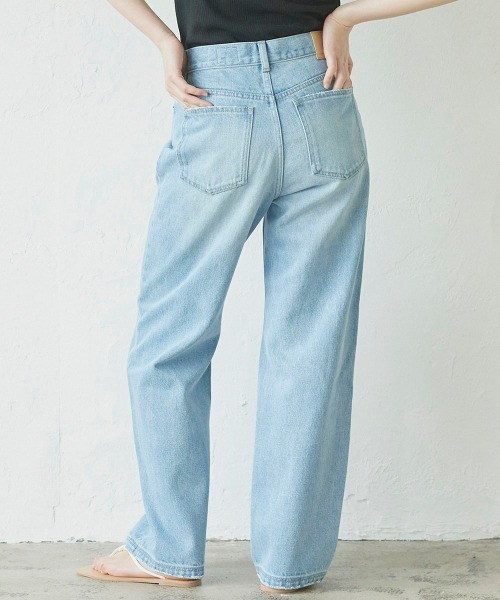 LIPSTAR（リップスター）の「【WEB別注サイズあり】12ozストレートデニム（デニムパンツ・レディース・ブルー/ネイビー・M/S）」の17枚目の写真