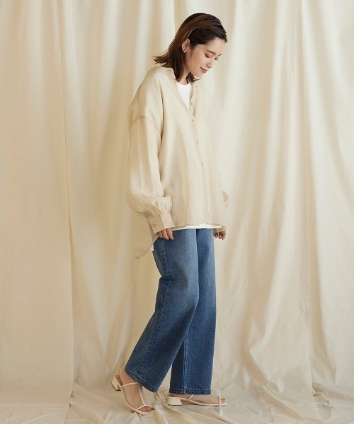 LIPSTAR（リップスター）の「【WEB別注サイズあり】12ozストレートデニム（デニムパンツ・レディース・ブルー/ネイビー・M/S）」の20枚目の写真