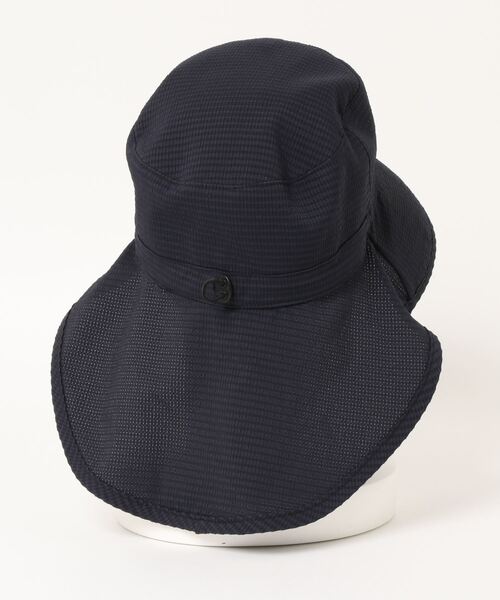 OVERRIDE(オーバーライド)の「【OVERRIDE】WATER-REPELLENT SHADEHAT / 【オーバーライド】ウォーターリペレント シェードハット(ハット・レディース・ネイビー/グリーン/グレー・M/57.5cm)」の4枚目の写真