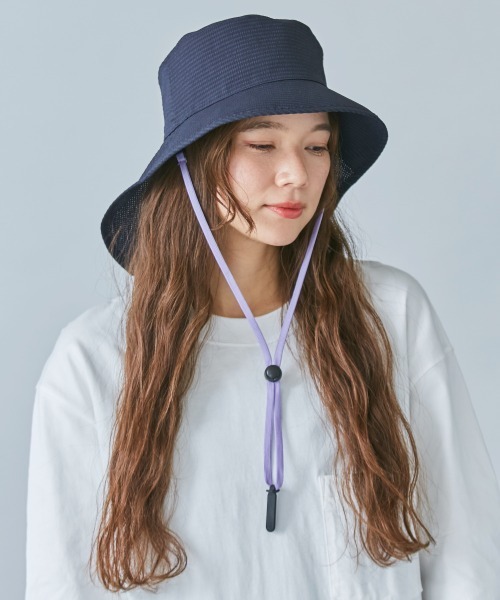 OVERRIDE(オーバーライド)の「【OVERRIDE】WATER-REPELLENT SHADEHAT / 【オーバーライド】ウォーターリペレント シェードハット(ハット・レディース・ネイビー/グリーン/グレー・M/57.5cm)」の22枚目の写真