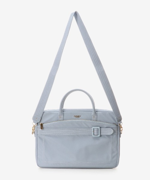 Samantha Thavasa Petit Choice（サマンサタバサ　プチチョイス）の「ベルトデザインパソコンバッグ（ハンドバッグ・レディース・ブラック/ピンクベージュ/ライトブルー・FREE）」の21枚目の写真