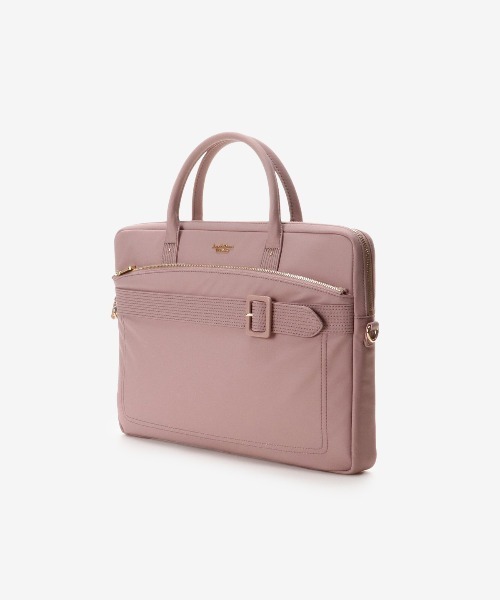 Samantha Thavasa Petit Choice（サマンサタバサ　プチチョイス）の「ベルトデザインパソコンバッグ（ハンドバッグ・レディース・ブラック/ピンクベージュ/ライトブルー・FREE）」の17枚目の写真