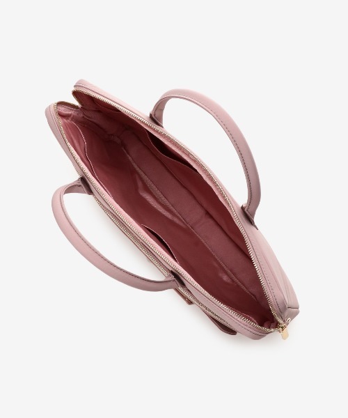 Samantha Thavasa Petit Choice（サマンサタバサ　プチチョイス）の「ベルトデザインパソコンバッグ（ハンドバッグ・レディース・ブラック/ピンクベージュ/ライトブルー・FREE）」の13枚目の写真