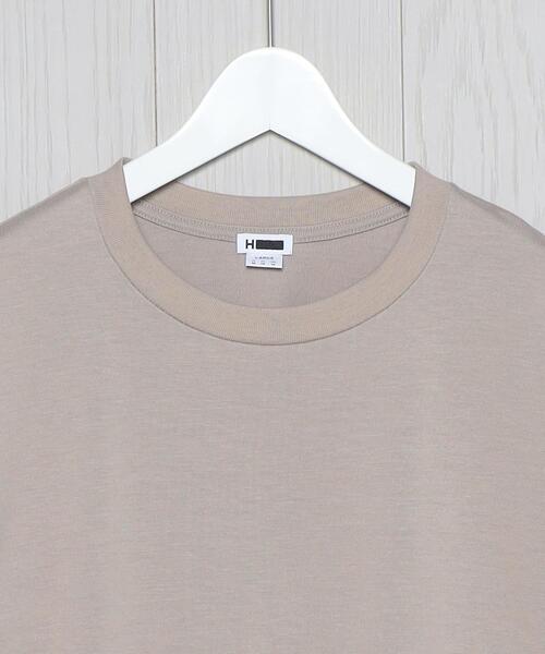 H　BEAUTY&YOUTH UNITED ARROWS（エイチビューティーアンドユースユナイテッドアローズ）の「＜H＞COTTON CREW NECK T-SHIRT/Tシャツ（Tシャツ/カットソー・メンズ・ホワイト/ベージュ/オリーブ・SMALL/MEDIUM/LARGE）」の16枚目の写真