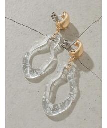 ヘンケイアクリル箔ピアス