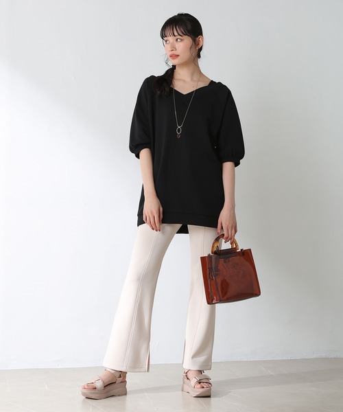 Honeys(ハニーズ)の「巾着付クリアBag(ハンドバッグ・レディース・ホワイト/ブラック/ブラウン・FREE)」の22枚目の写真