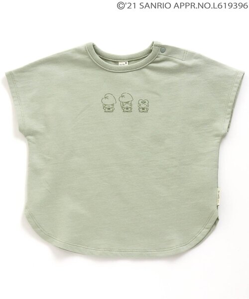 sanrio（サンリオ）の「サンリオかくれんぼＴシャツ（Tシャツ/カットソー・キッズ・オフホワイト/サックスブルー/ピンク/イエロー/ブルー/グリーン/ミント・90/100/110/120/80）」の4枚目の写真