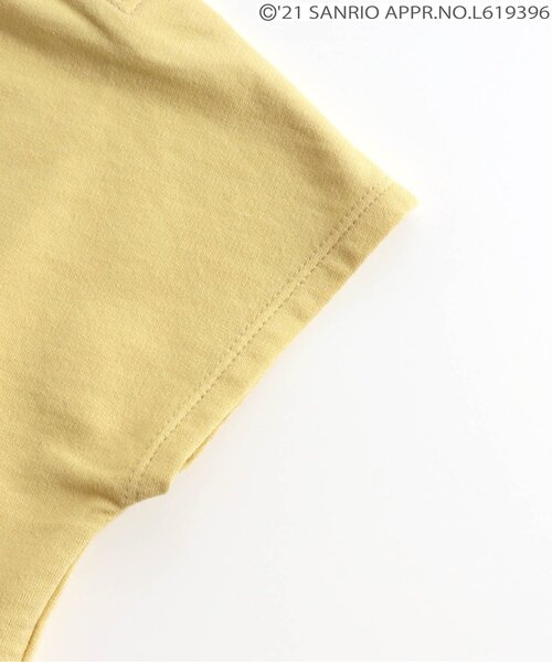 sanrio（サンリオ）の「サンリオかくれんぼＴシャツ（Tシャツ/カットソー・キッズ・オフホワイト/サックスブルー/ピンク/イエロー/ブルー/グリーン/ミント・90/100/110/120/80）」の20枚目の写真