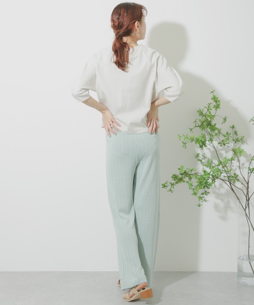 SENSE OF PLACE by URBAN RESEARCH（センスオブプレイスバイアーバンリサーチ）の「コクーンスリーブトップ（Tシャツ/カットソー・レディース・ブラック/パープル/ライトベージュ・ONE）」の21枚目の写真