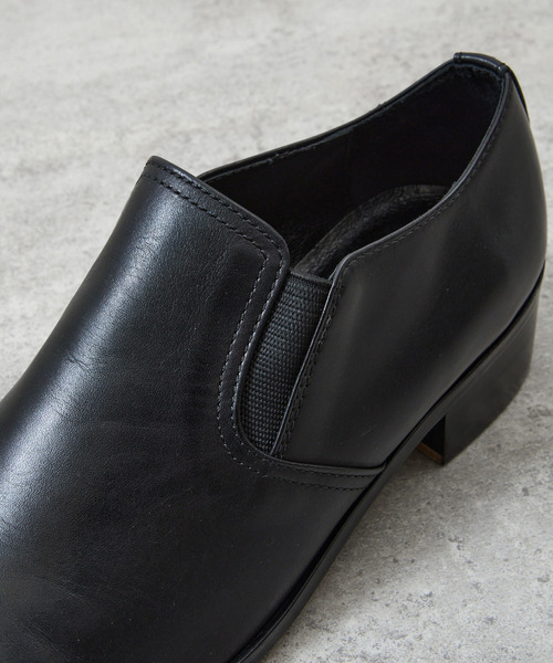 PADRONE(パドローネ)の「PADRONE パドローネ / BL SIDE GORE SHOES サイドゴアスリッポン ヒールブーツ / PU8394-2104(ドレスシューズ・メンズ・ブラック系その他/ブラック/アッシュブラウン・42/40/41/43)」の7枚目の写真