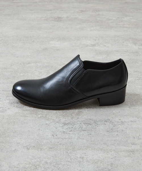 PADRONE(パドローネ)の「PADRONE パドローネ / BL SIDE GORE SHOES サイドゴアスリッポン ヒールブーツ / PU8394-2104(ドレスシューズ・メンズ・ブラック系その他/ブラック/アッシュブラウン・42/40/41/43)」の8枚目の写真