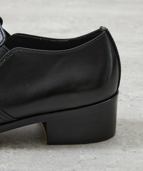 PADRONE(パドローネ)の「PADRONE パドローネ / BL SIDE GORE SHOES サイドゴアスリッポン ヒールブーツ / PU8394-2104(ドレスシューズ・メンズ・ブラック系その他/ブラック/アッシュブラウン・42/40/41/43)」の9枚目の写真