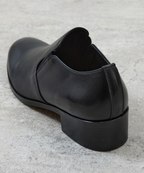 PADRONE パドローネ / BL SIDE GORE SHOES サイドゴアスリッポン