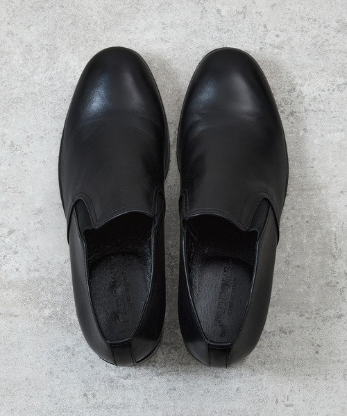 PADRONE パドローネ / BL SIDE GORE SHOES サイドゴアスリッポン