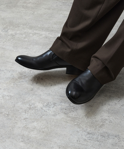 PADRONE(パドローネ)の「PADRONE パドローネ / BL SIDE GORE SHOES サイドゴアスリッポン ヒールブーツ / PU8394-2104(ドレスシューズ・メンズ・ブラック系その他/ブラック/アッシュブラウン・42/40/41/43)」の22枚目の写真