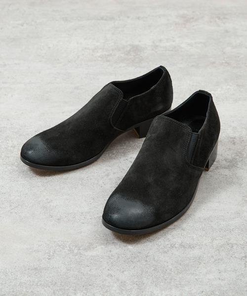 PADRONE パドローネ / BL SIDE GORE SHOES サイドゴアスリッポン