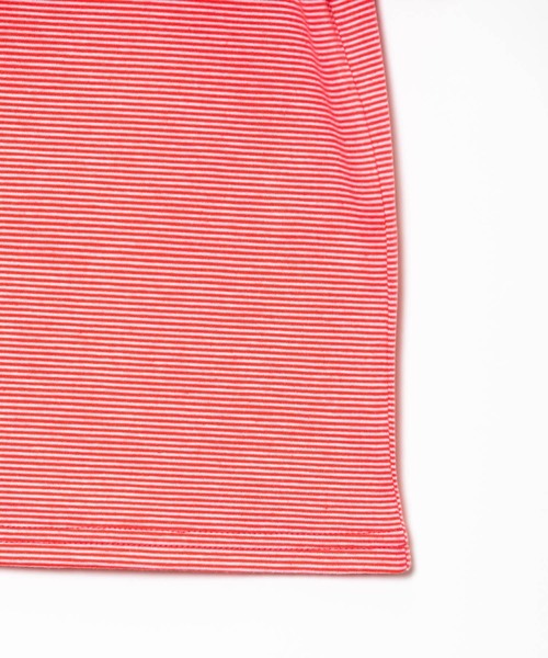 AS KNOW AS PINKY（アズノゥアズピンキー）の「ボーダーひらひらタンクトップ（タンクトップ・レディース・ブラック/ベージュ/レッド・FREE）」の14枚目の写真