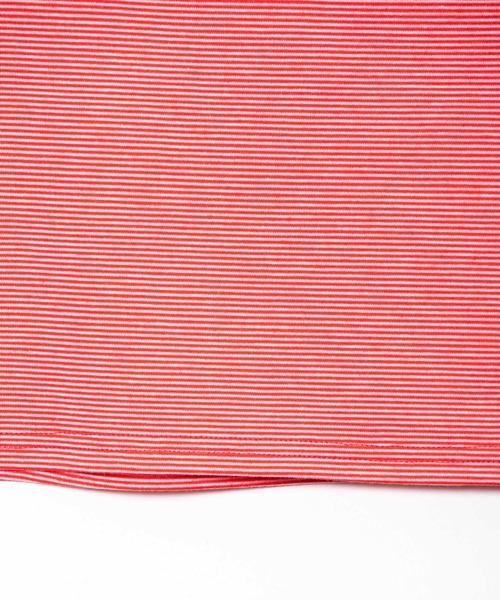 AS KNOW AS PINKY（アズノゥアズピンキー）の「ボーダーひらひらタンクトップ（タンクトップ・レディース・ブラック/ベージュ/レッド・FREE）」の10枚目の写真