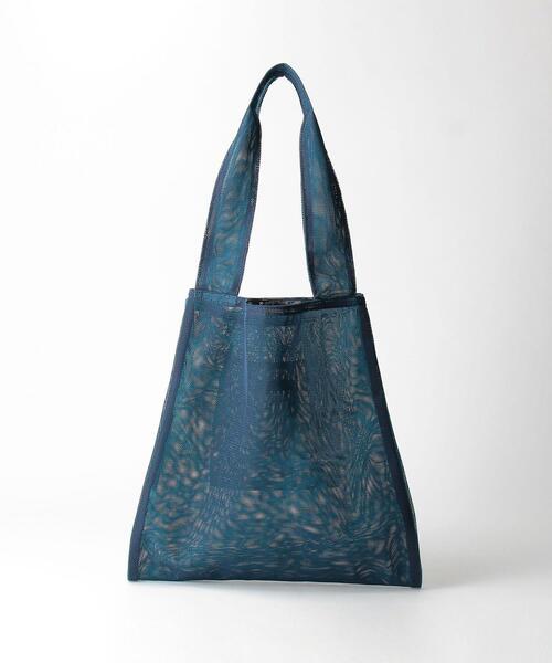 closet story（クローゼットストーリー）の「＜closet story＞ メッシュ 2ソウ トートバッグ（トートバッグ・レディース・パープル/ネイビー・FREE）」の2枚目の写真