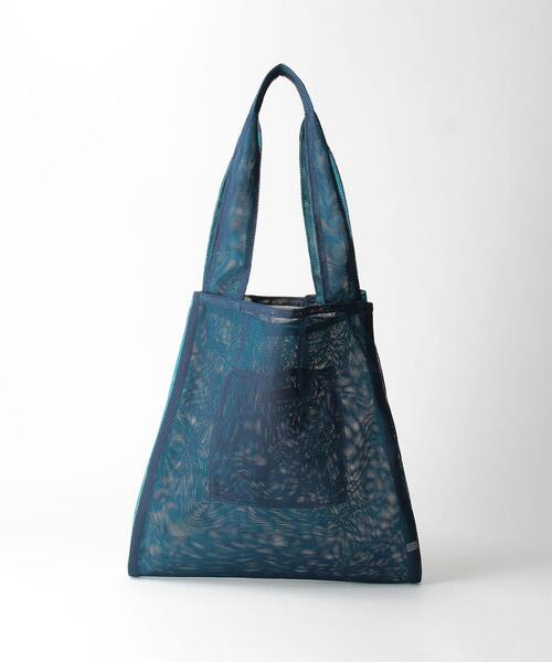 closet story（クローゼットストーリー）の「＜closet story＞ メッシュ 2ソウ トートバッグ（トートバッグ・レディース・パープル/ネイビー・FREE）」の4枚目の写真