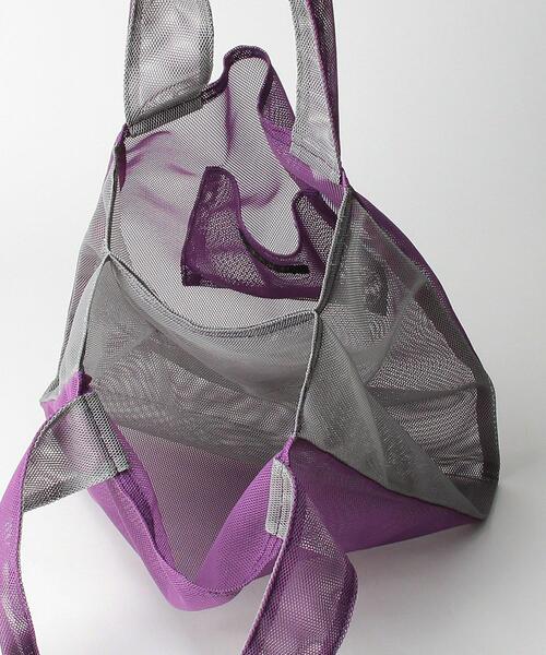 closet story（クローゼットストーリー）の「＜closet story＞ メッシュ 2ソウ トートバッグ（トートバッグ・レディース・パープル/ネイビー・FREE）」の5枚目の写真