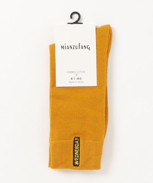 「kakko」（カッコ）の「メンズ カラークルー丈ソックス靴下（ソックス/靴下・メンズ・ブラック/レッド/イエロー/オレンジ/ブルー/グリーン/ライトイエロー・FREE）」の12枚目の写真