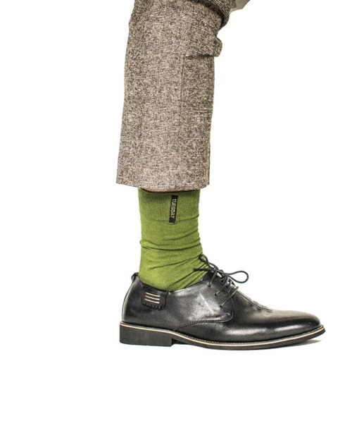 「kakko」（カッコ）の「メンズ カラークルー丈ソックス靴下（ソックス/靴下・メンズ・ブラック/レッド/イエロー/オレンジ/ブルー/グリーン/ライトイエロー・FREE）」の20枚目の写真