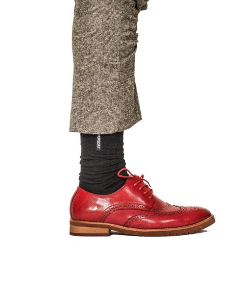 「kakko」（カッコ）の「メンズ カラークルー丈ソックス靴下（ソックス/靴下・メンズ・ブラック/レッド/イエロー/オレンジ/ブルー/グリーン/ライトイエロー・FREE）」の22枚目の写真