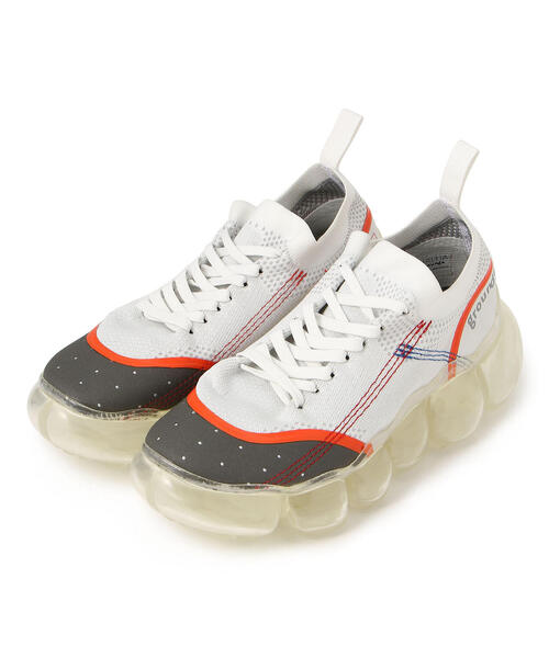 grounds（グラウンズ）の「【別注】grounds/グラウンズ/インサイドアウト RED（スニーカー・メンズ・レッド・40/41/42/43）」の4枚目の写真