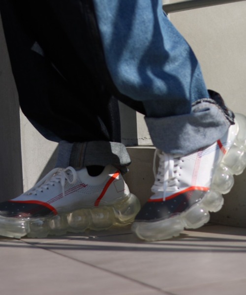 grounds（グラウンズ）の「【別注】grounds/グラウンズ/インサイドアウト RED（スニーカー・メンズ・レッド・40/41/42/43）」の16枚目の写真