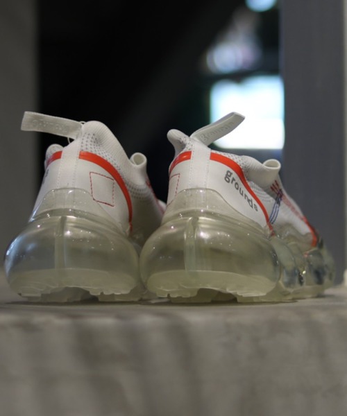 grounds（グラウンズ）の「【別注】grounds/グラウンズ/インサイドアウト RED（スニーカー・メンズ・レッド・40/41/42/43）」の15枚目の写真