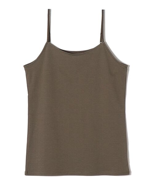 SHIPS（シップス）の「ASHAオーガニックコットンキャミソール（キャミソール・レディース・シルバーグレー/ブラック/ダークオリーブ/ブルー・ONE SIZE）」の4枚目の写真