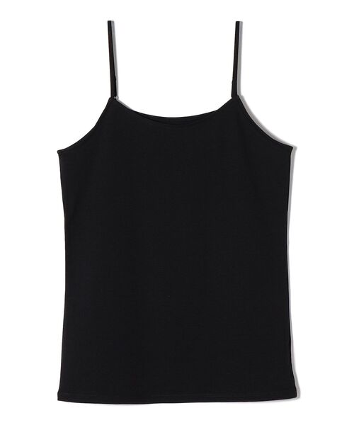 SHIPS（シップス）の「ASHAオーガニックコットンキャミソール（キャミソール・レディース・シルバーグレー/ブラック/ダークオリーブ/ブルー・ONE SIZE）」の2枚目の写真