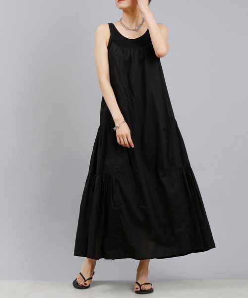 サイドティアードキャミワンピース ワンピース ワンピース Web限定 Doudou ドゥドゥ のファッション