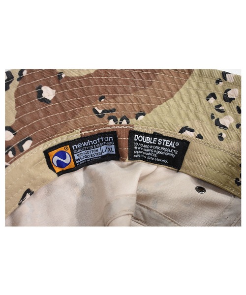 DOUBLE STEAL（ダブルスティール）の「REGULAR BUCKET HAT（ハット・メンズ・ブラック/ベージュ/カモフラージュ/ライトベージュ・FREE）」の12枚目の写真
