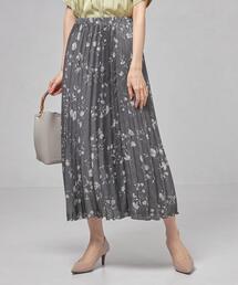 closet story | ＜closet story＞□CSC ミニドット×フラワー プリーツ ロングスカート -手洗い可能-(スカート)